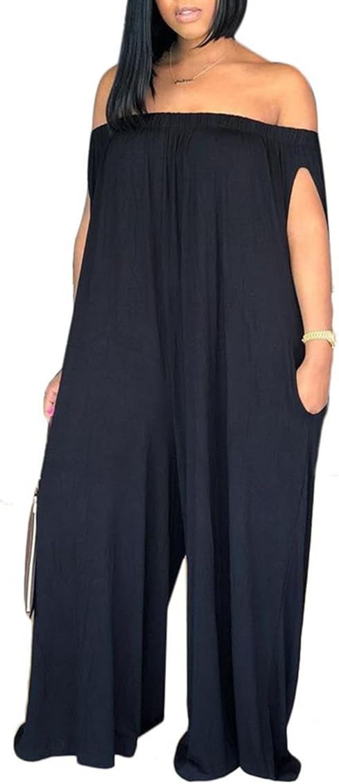 Romper pants off the shoulder Clearance