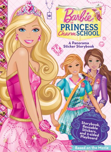 Barbie™ Princess Charm School (Panorama Sticker Storybook)