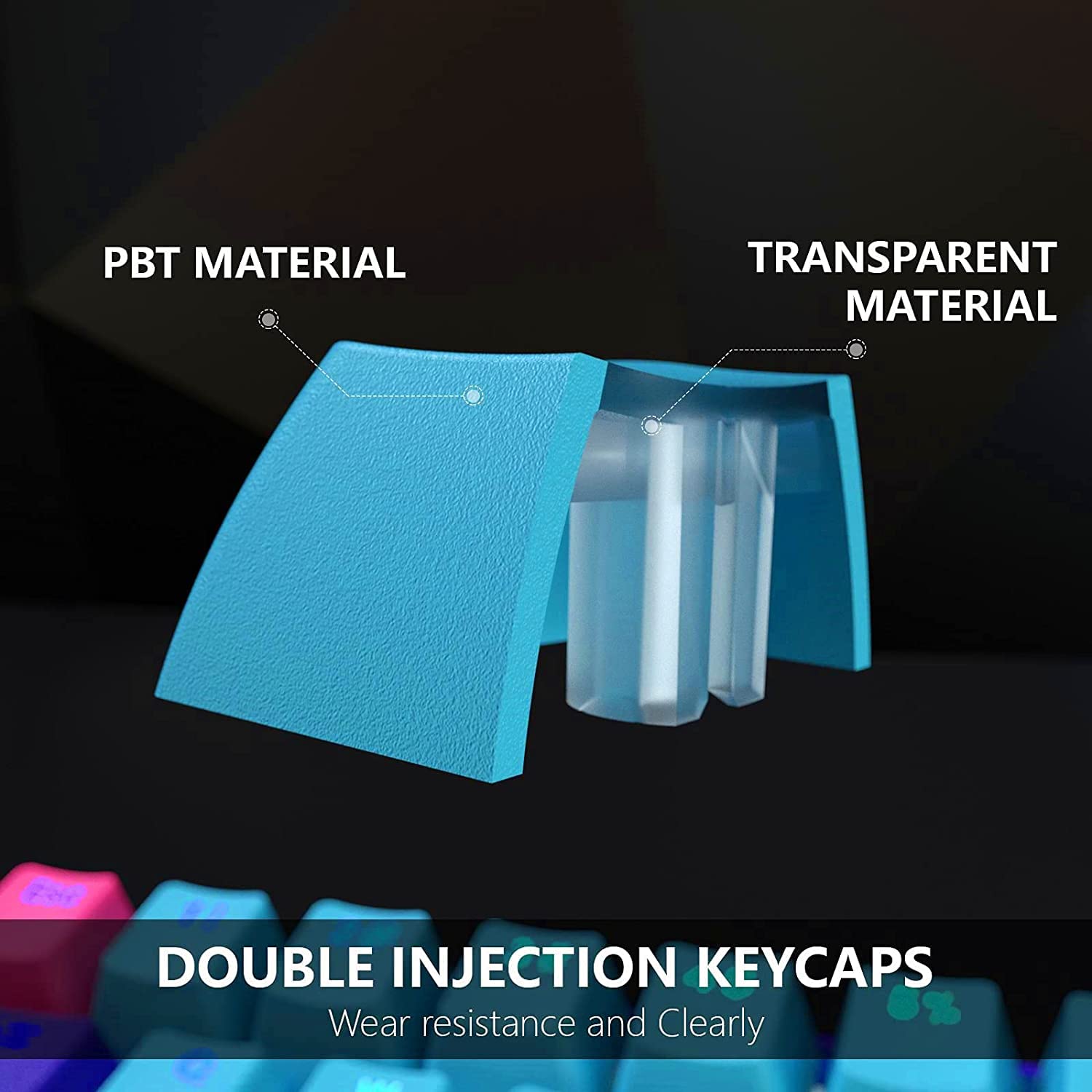 BOYI 61 Mini Hot-Swappable Wired 60% Mechanical Gaming Keyboard,RGB Cherry MX Switch PBT Keycaps NKRO Type-C Keyboard for Gaming and Working (Joker-Plus Color,Cherry MX Speed Silver Switch)