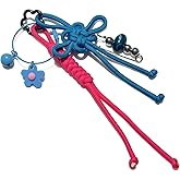 DAOSUN Paracord Keychain Bag Charms – Handmade Rope Keychain & Designer Purse Charms for Women