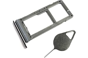 Eaglewireless Sim Card Tray Holder Slot Replacement + Removal Ejector Pin Key Tool for Samsung Galaxy Note 8 Note8 (All Carriers) (Black)