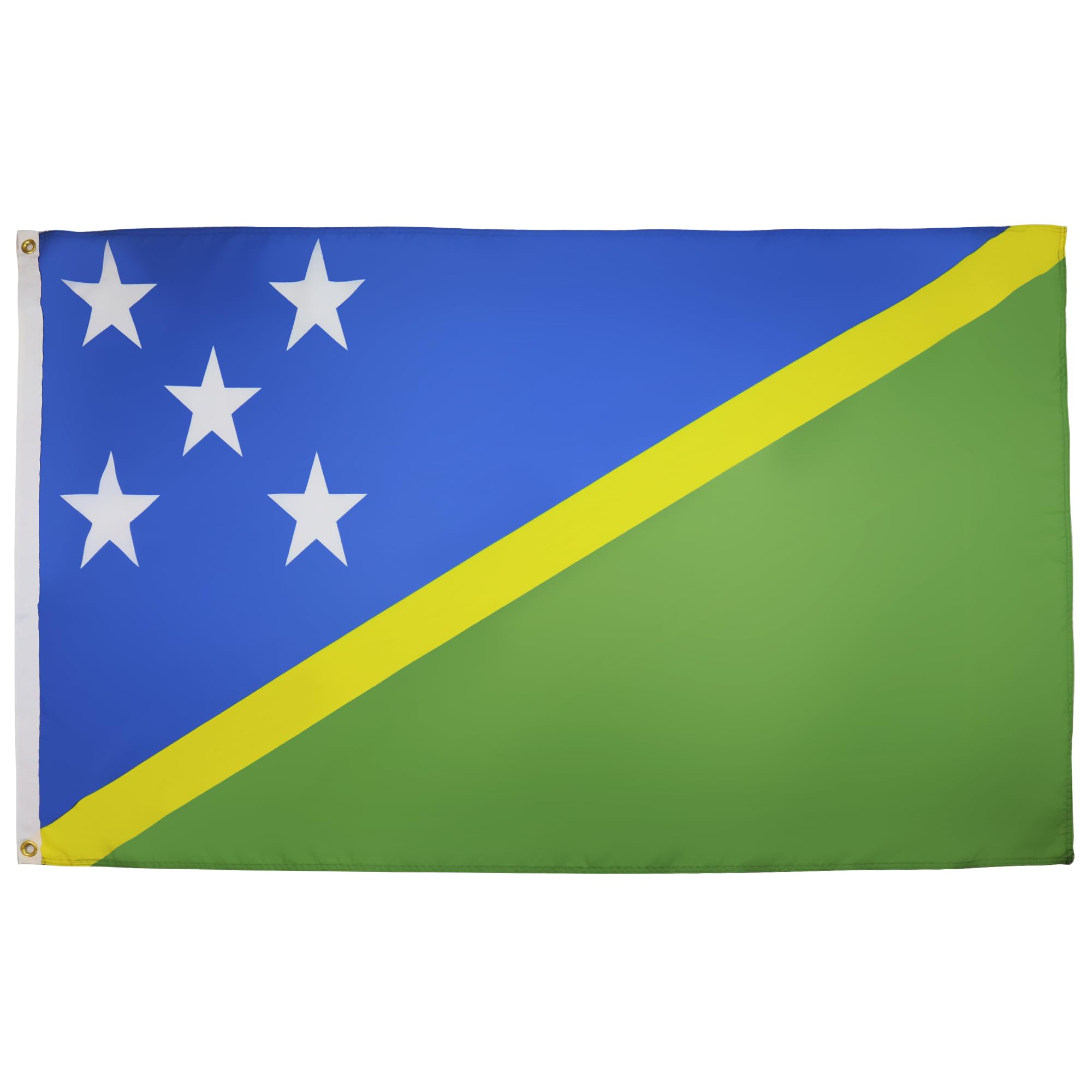 AZ FLAG - Solomon Flag - 3x5 Ft - 100D Polyester Solomon Islander Banner with Two Metal Grommets - Fade Resistant - Vivid Colors - 3' x 5' Feet - 150x90 Cm — image 1