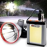 LBJD LED Hunting Headlamp Super Bright Rechargeable Head Lamp with Independent Battery Pack, 9 Times Brighter Than Ordinary Headlamps, Perfect for Hunting, Camping, Fishing, Emergency