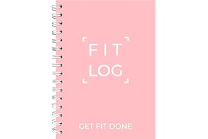 Cossac Undated Fitness Journal & Workout Planner - Designed by Experts Gym Notebook, Workout Tracker,Exercise Log Book for Men Women