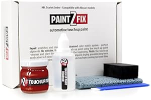 NBL Scarlet Ember (Red) Touch-Up Paint Kit - Scratch & Chip Repair Compatible with Nissan