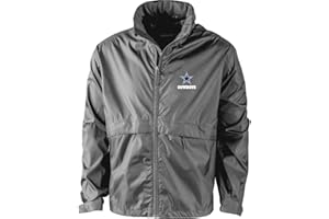 dunbrooke Men's Navy New England Patriots Sportsman Waterproof Packable Full-Zip Jacket
