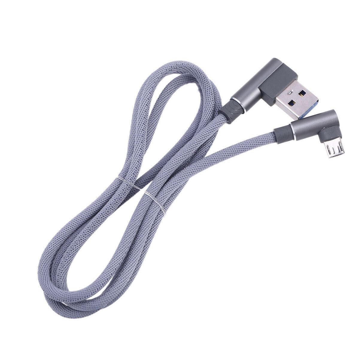 ULTECHNOVO Usb c 90 Degree Cable Charging Cords Micro Usb Cord 90 Degree Cable Charger Chargers Right Angle Charging for Phone Charge Type Miniature