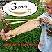 Adventure Awaits! - 3 PACK Hand-Carved Wooden Slingshots with great handle holds - Handmade, Beautiful Smooth finish! Each Slingshot (x3) is together in one package. FREE 50-pk Ammo...Limited time!