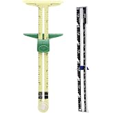 Sewing Gauge Measuring Tool Set 5-in-1 T-Shaped Sliding Gauge Ruler,Acrylic Fabric Quilting Ruler,Essential Sewing Tools&amp;Quilting Accessories for Hemming,Seam Allowance,Button Spacing 2 Pieces