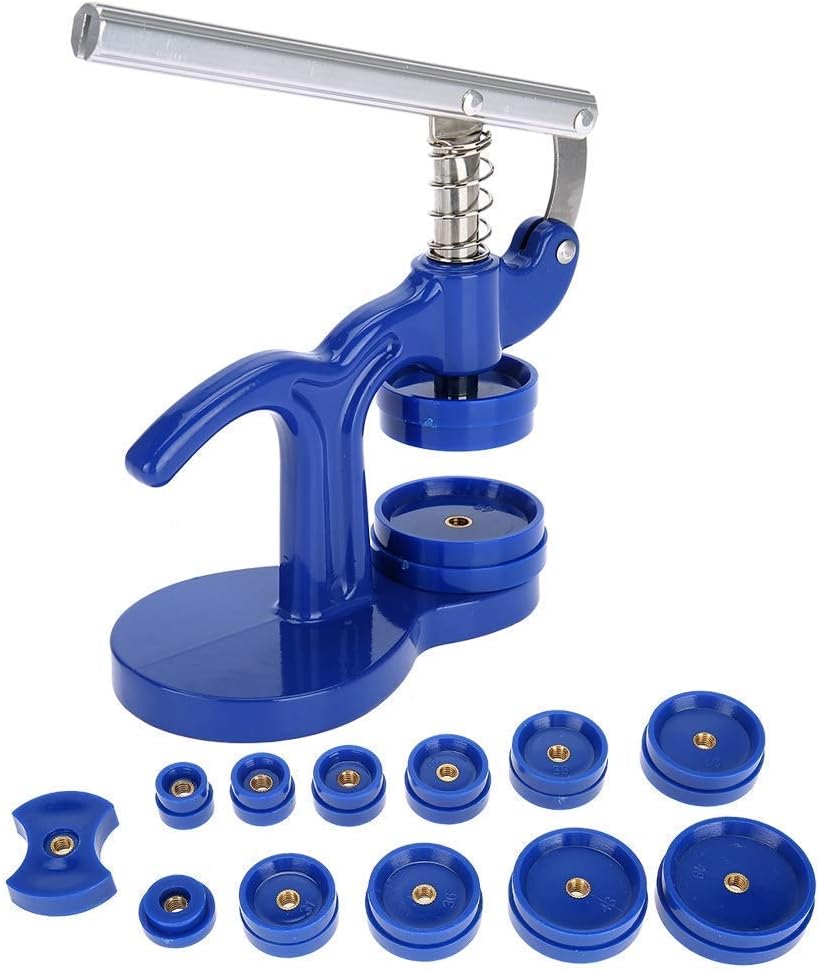 Pusaman Watch Press Set, Professional 13 Piece Watch Case Closer with