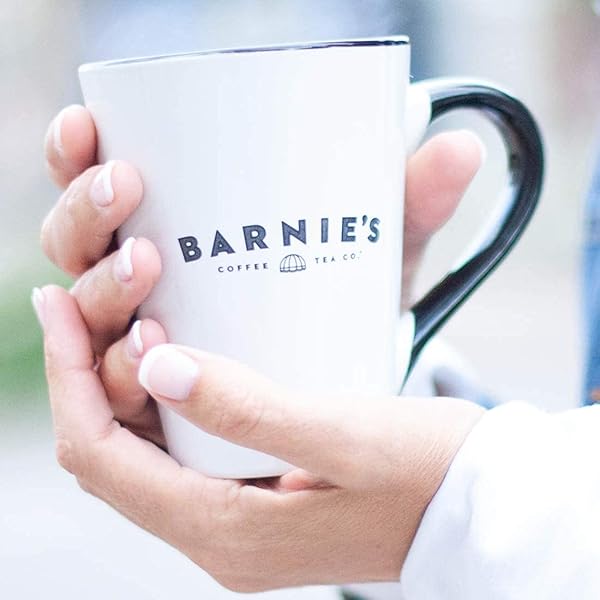 BARNIE’S COFFEE SANTA’S WHITE CHRISTMAS DECAF GROUND COFFEE WITH COCONUT SWEET CARAMEL AND WARM VANILLA FLAVORS, MEDIUM ROASTED ARABICA BEANS, 12 OZ BAG (PACK OF 2)