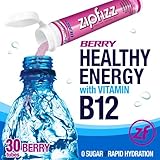 Zipfizz Healthy Energy Drink Mix, (Berry, 30-Count)