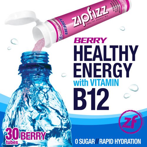Zipfizz Healthy Energy Drink Mix, (Berry, 30-Count)