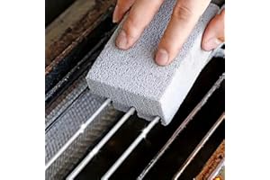 1 Grill Cleaning Brick - Effortlessly Removes Grease and Grime from Grills & Accessories - A Handy Kitchen Gadget