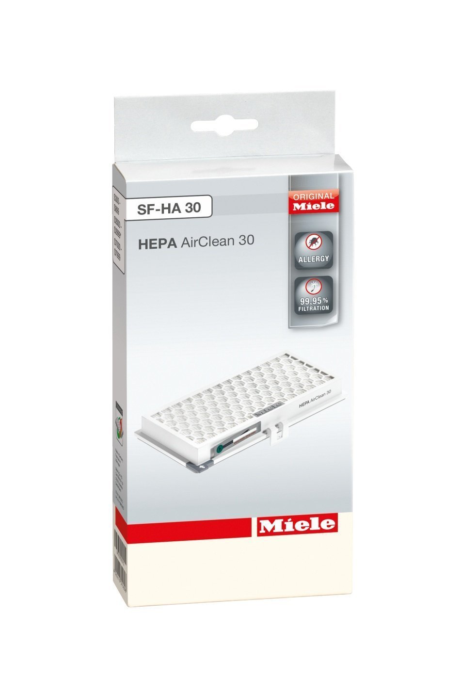 MieleSF-HA30 HEPA13 Timestrip Filter for S2000, S7000, Classic and Dynamic Series