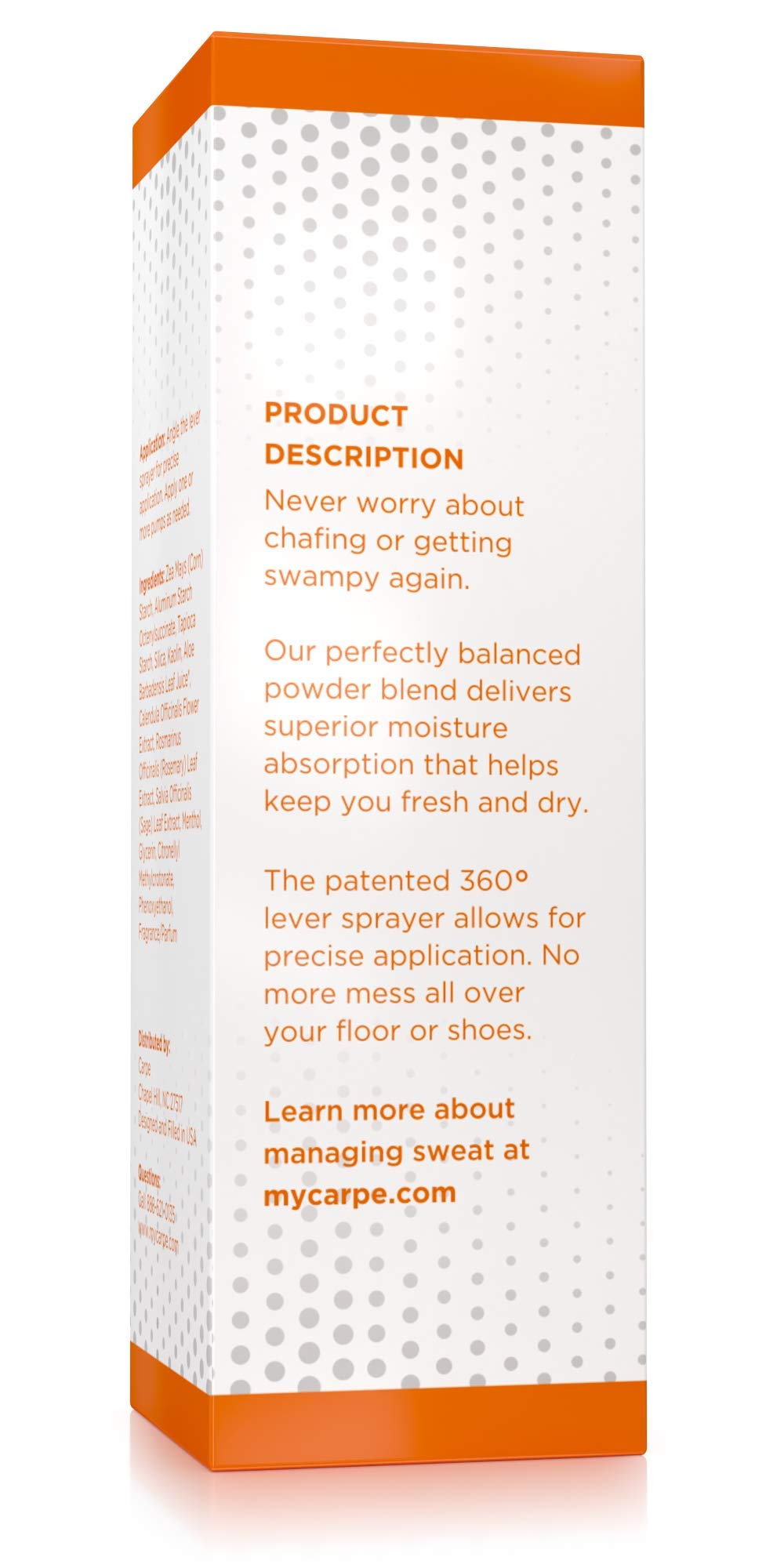 Carpe NoSweat Groin Powder (For Men) with Precision Applicator