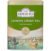Ahmad Jasmine Green Tea, 100 Grams Tin