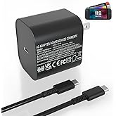 Switch Charger for Nintendo Switch2(2025),60W AC Power Supply Adapter Compatible Switch2/Steam Deck,Fast Charge Support Switch TV Dock Mode Output 20V3A with 5FT USB Type-C Charging Power Cord Cable