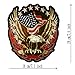 1pcs Large Eagle American Flags Embroidered Iron On Patches