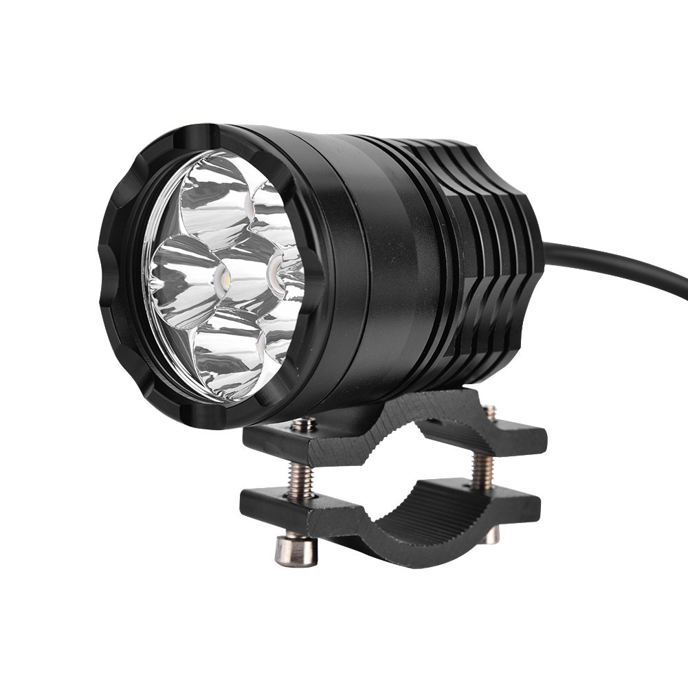 Qiilu Front Spotlight Head Light 1224v Motorcycle 6 LED