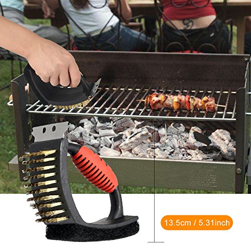 BBQ Grill Tools Set with Bag,7 Pieces Heavy Duty Stainless Steel