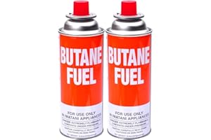 Butane Refill,Butane Fuel Replacement Canister,8 oz(227g),2 Pack