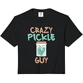 Crazy Pickle Guy Comfort Colors Crop Top