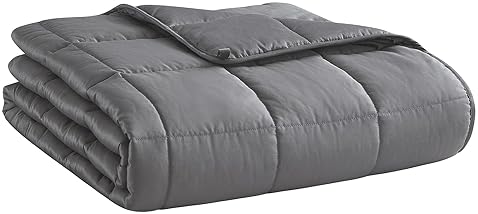 Home & Kitchen - L'AGRATY Weighted Blanket for Adults- Dark Grey, 48
