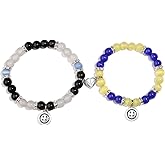 Korotho Matching Bracelets for Couples Best Friend, Spider Kitty Charm Bracelets Christmas Gifts Bff Friendship Matching Jewelry Long Distance Relationship Bracelets for Couples Family Friends Bf Gf