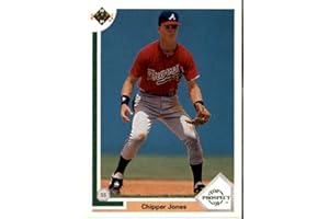 1991 Upper Deck #55 Chipper Jones NM-MT RC Rookie Atlanta Braves Baseball