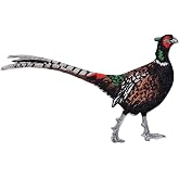 Ring Necked Pheasant - Walking Right - Embroidered Iron on Patch