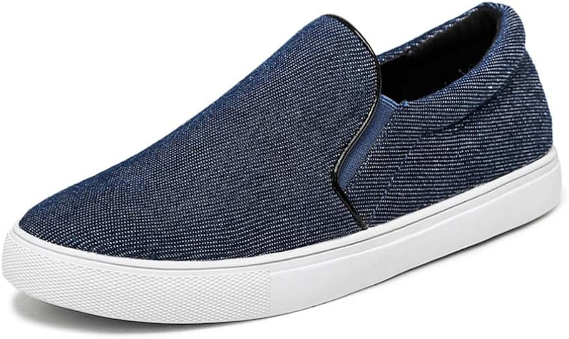 Women Canvas Shoes Fashion Solid Denim Slip On Loafers Casual Platform