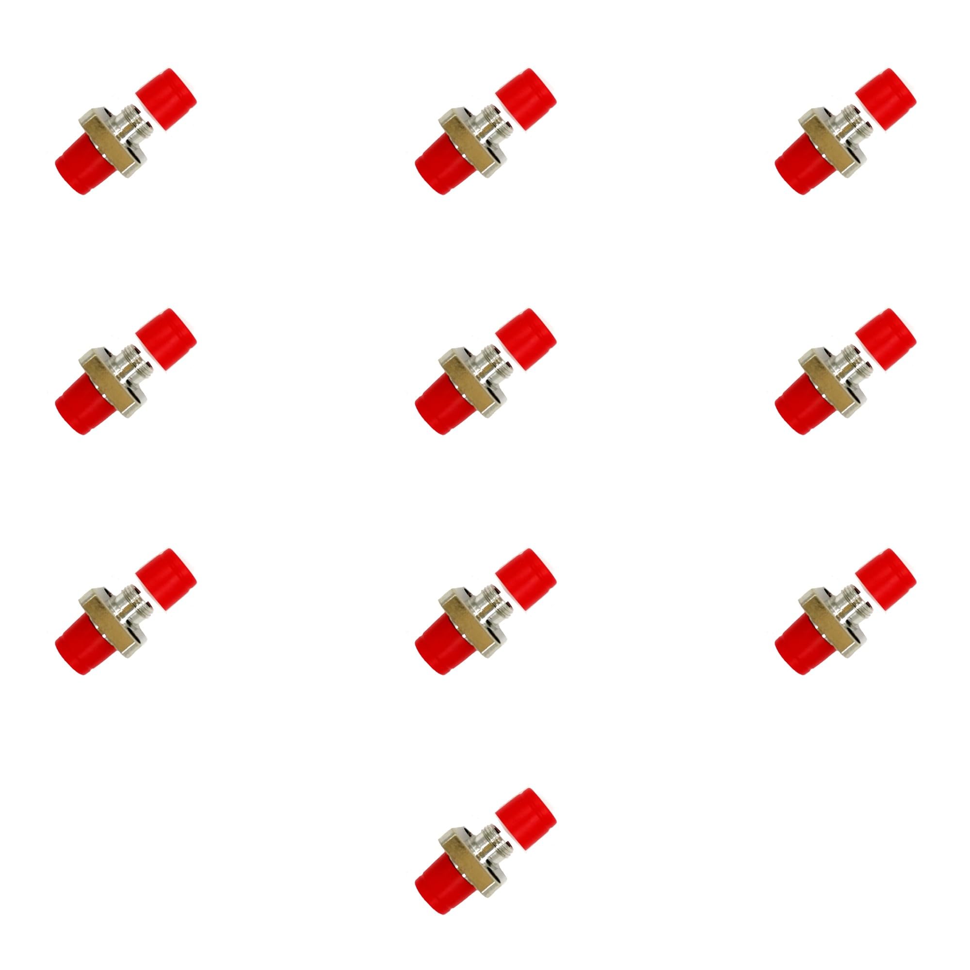 10 x CHB Fibre Optic Adapter FC/UPC Simplex Flanged Female Connector Straight Through Coupler Server Data Centre Rack Patch Panel Single Mode (FC/UPC) — image 1