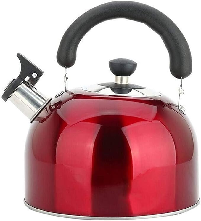 Kettle 4L Red Large Capacity Kettle Kettle 304 Stainless Steel