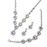 Shop LC Wedding Costume Jewelry Set for Women