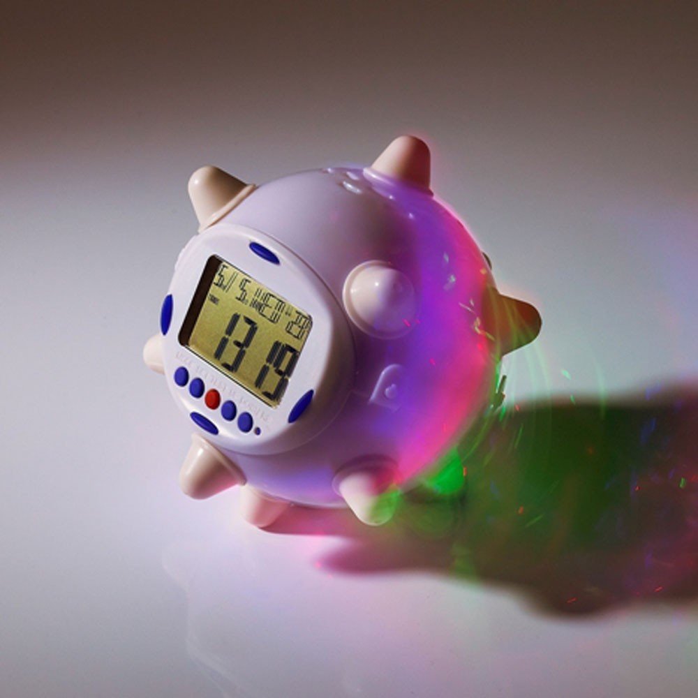 Jumping / Flashing / Vibrating / Sounding Alarm Clock. Great gift idea