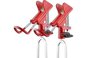 E-jades Fishing Rod Holders for Bank Fishing, Upgraded Fishing Pole Holders for Ground 360 Adjustable, Extra Long Drill Rod Stand for Catfish, Beach, Mud, Gifts for Men Birthday Christmas - 2/4pcs