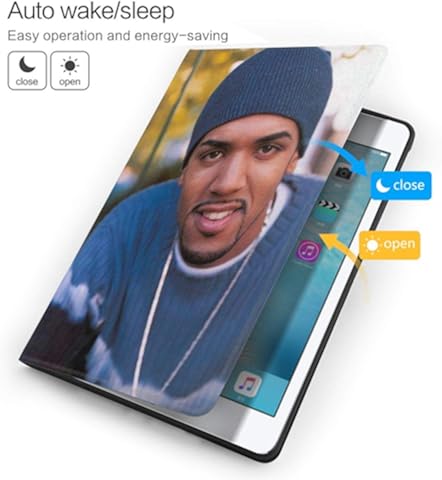 Wehoiweh Cra-Ig David, carcasa antiarañazos delgada y ligera con soporte ajustable, función de reposo/despertador, protección trasera para iPad Air3 10.5 iPad Air3 10.5 talla única