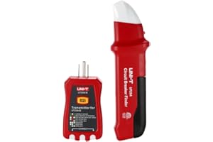 UNI-T UT25A Circuit Breaker Finder,GFCI Outlet Tester,with NCV Test &Adjustable Sensitivity Buzzer Indication,Beeper Indicatt