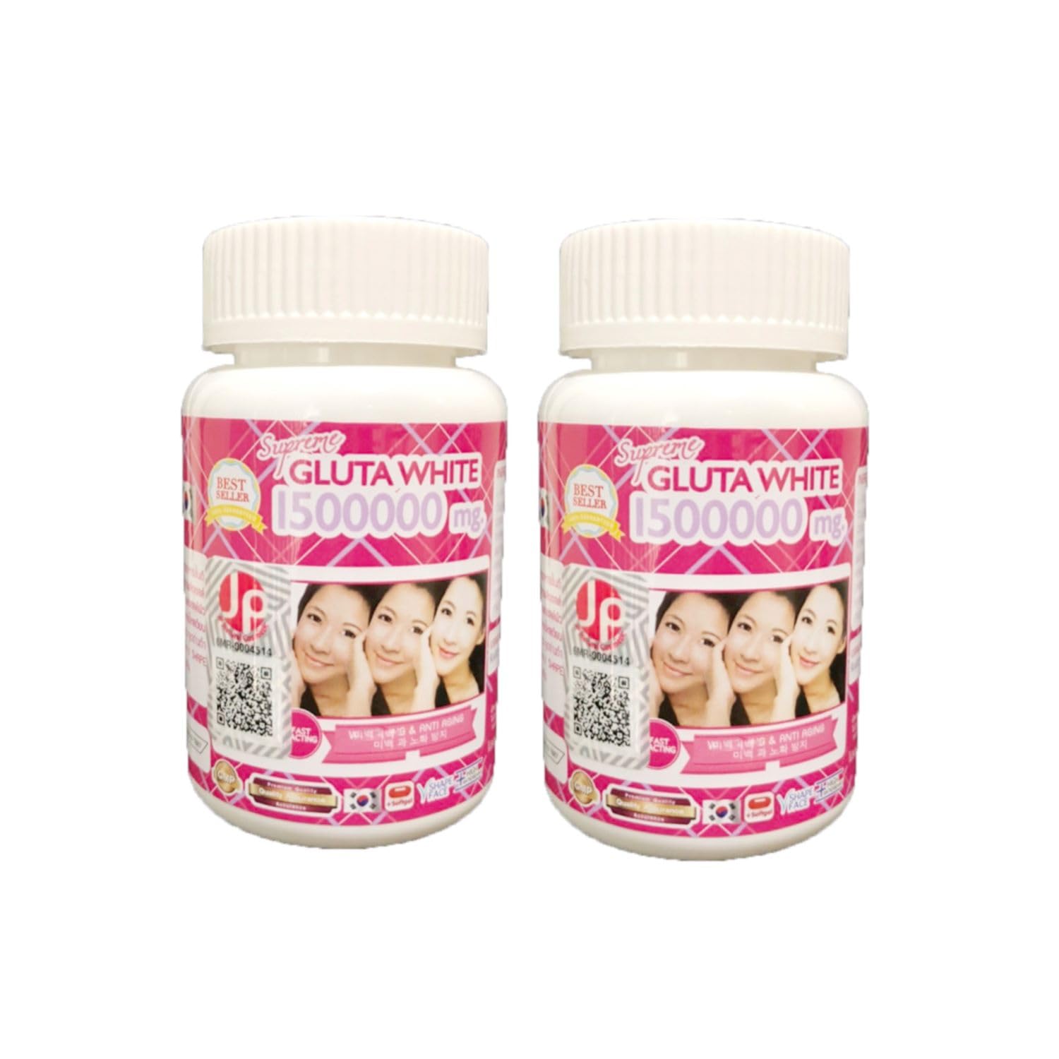 best glutathione in thailand Supreme Gluta White 1500000mg Glutathione Softgels Thailand x 2 Bottles in  Saudi Arabia