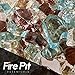 Irish Roast - Fire Glass Blend for Indoor and Outdoor Fire Pits or Fireplaces | 10 Pounds | 1/2 Inch