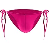 JEERLEEP Men's ice Silk tie String Underpants