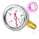 MEANLIN MEASURE 0~200Psi Pressure Gauge, Glycerin