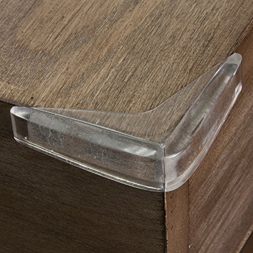 Self-Stick Furniture Corner Guard (4 piece) - Clear