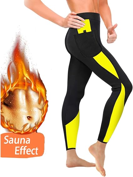 WABISABI DREAMS Pantalon Neopreno Sauna, Leggins Reductores ...