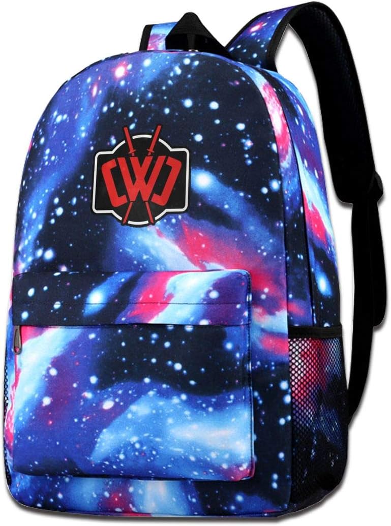 CWC Chad Wild Clay Starry Sky Backpack Large Capacity Fashion School Travel Bags Laptop Shoulder Bag Daypack for Men Women