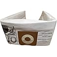 Casa Vacuums VF3501 Replacement HEPA Bag 3 PK - Compatible with RIDGID 3-4.5 Gallon Units 23738-5 LAYER - FILTRATION Wet Dry Vac High-Efficiency Cloth Dust Bags
