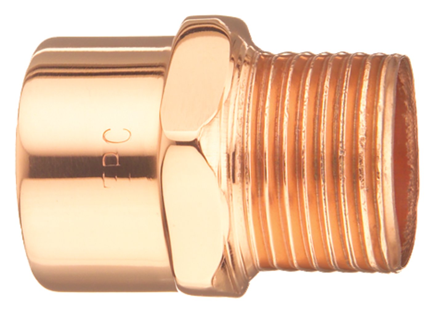 Elkhart Products 104R 3/4X1/2" 3/4-Inch by 1/2-Inch Copper Male Adapters
