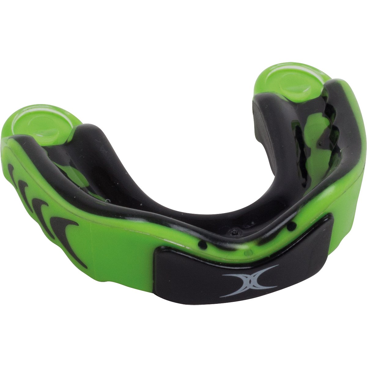 Gilbert Virtuo 3DY Mouthguard Virtuo 3dy Mouthguard - Black/Green, One Size