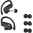 Comply Memory Foam Replacement Earbud Tips for Beats Powerbeats Pro, Beats Flex, Beats X, Powerbeats 1, 2, 3| Ultimate Comfort, Secure Fit, Superior Noise Isolation | Black, Small (3 Pairs)